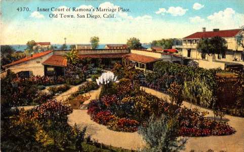 4370. INNER COURT OF RAMONA MARRIAGE PLACE OLD TOWN SAN DIEGO CALIFORNIA