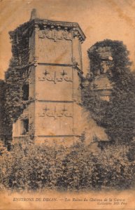 ENVIRONS DE DINAN - LES RUINES DU CHATEAU DE LA GARAVE