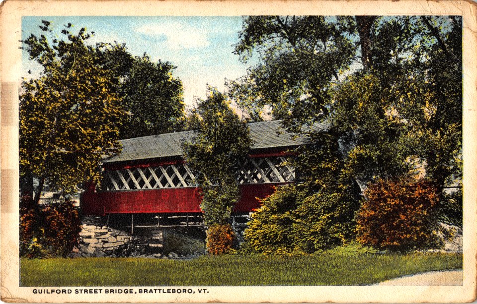 GUILFORD STREET BRIDGE BRATTLEBORO VERMONT
