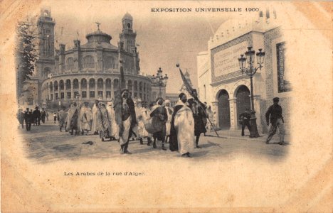 LES ARABES DE LA RUE D'ALGER