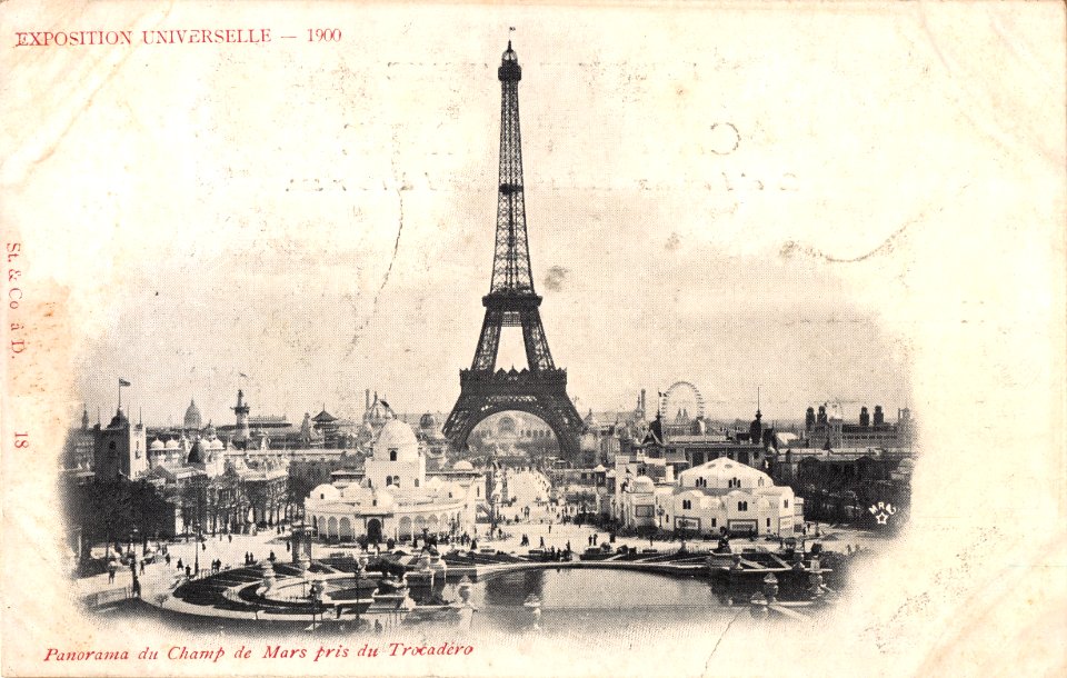 PANORAMA DU CHAMP DE MARS PRIS DU TROCADERO