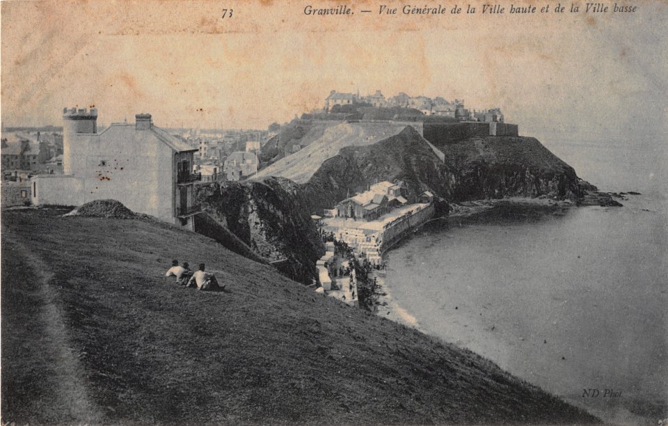 73 GRANVILLE - BUE GENERALE DE LA VILLE HAUTE ET DE LA VILLE BASSE