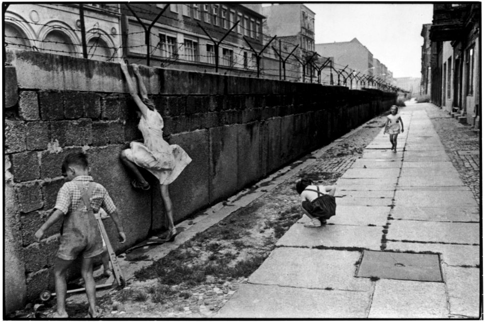 1962 West Berlin. The Berlin wall.