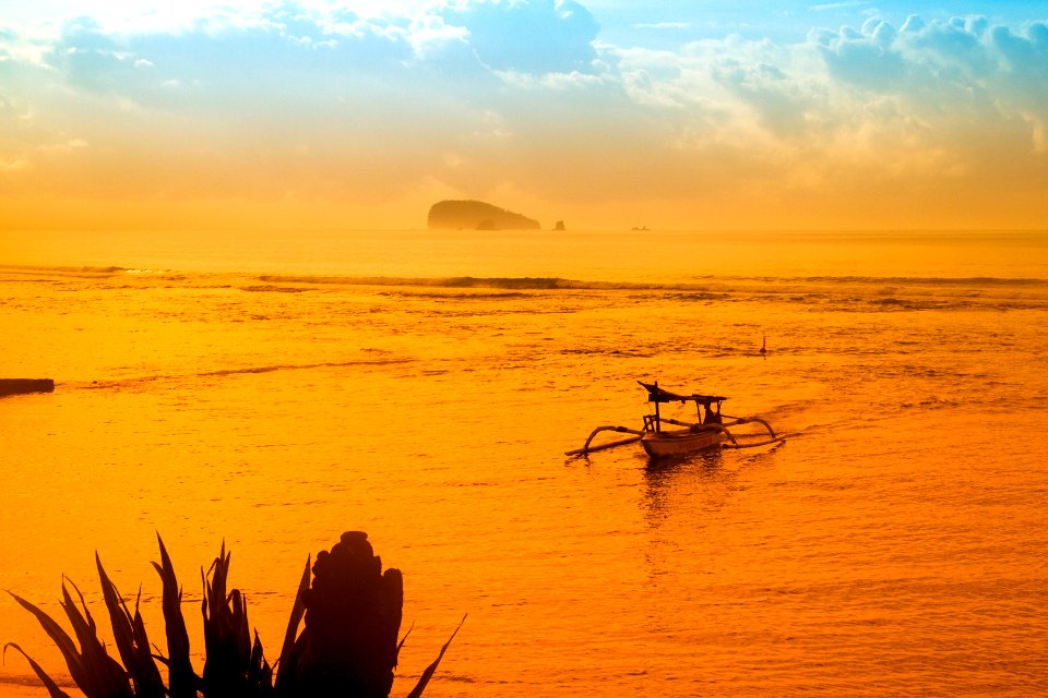 Beach of Candidasa, Bali, Indonesia