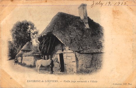 50 ENVIRONS DE LOUVIERS - VIEILLE FORGE NORMANDE A VILLETTE