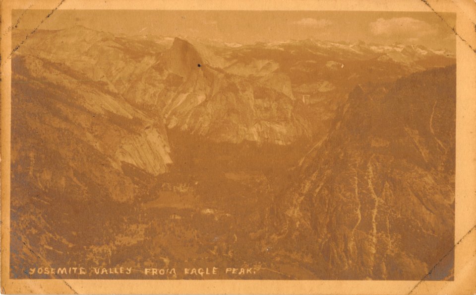 YOSEMITE VALLEY FROM EAGLE PEAK