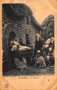 KERNASCLEDEN - UN BAPTEME