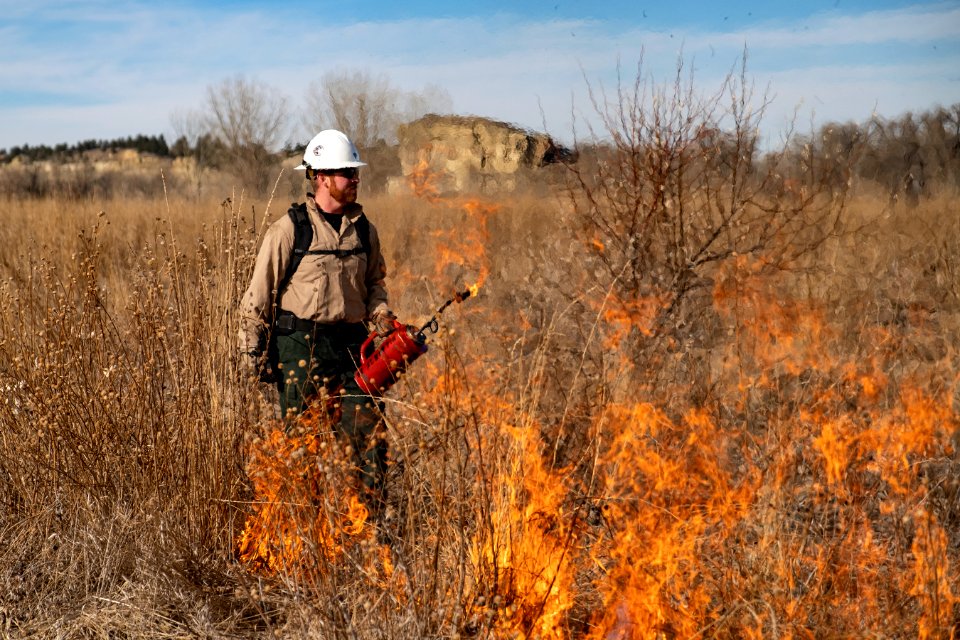 Pompeys Pillar National Monument Prescribed Fire