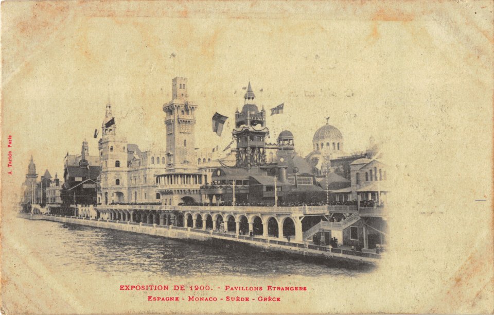 EXPOSITION DE 1900 - PAVILLONS ETRANGERS