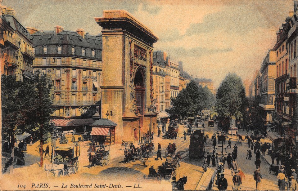 104 PARIS - LE BOULEVARD SAINT-DENIS