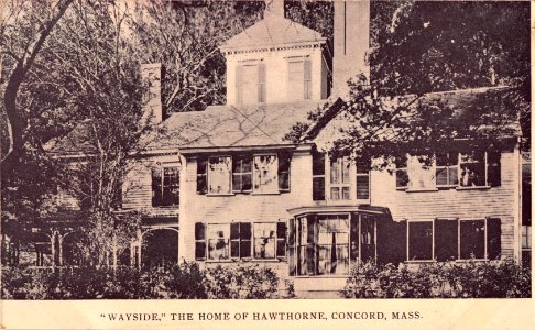 WAYSIDE THE HOME OF HAWTHORNE CONCORD MASSACHUSETTS photo