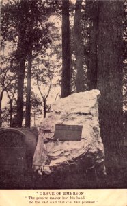 GRAVE OF EMERSON photo