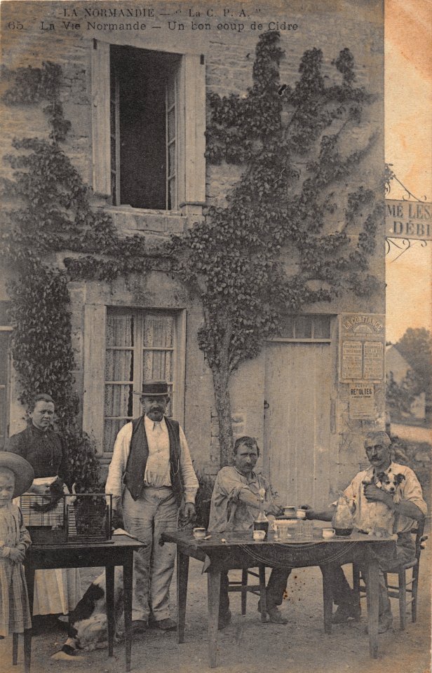 65.LA VIE NORMANDE UN BON POUP DE CIDRE