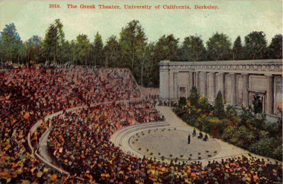 3016.THE GREEK THEATER UNIVERSITY OF CALIFORNIA BERKELEY