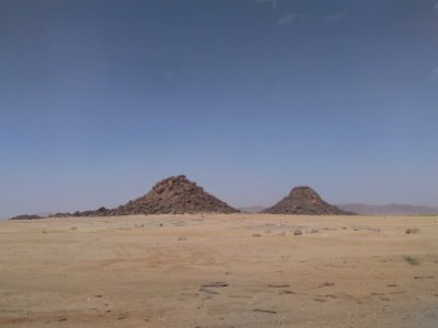 Landschaft nördlich von Khartoum