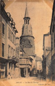 DINAN - LA RUE DE L'HORLOGE