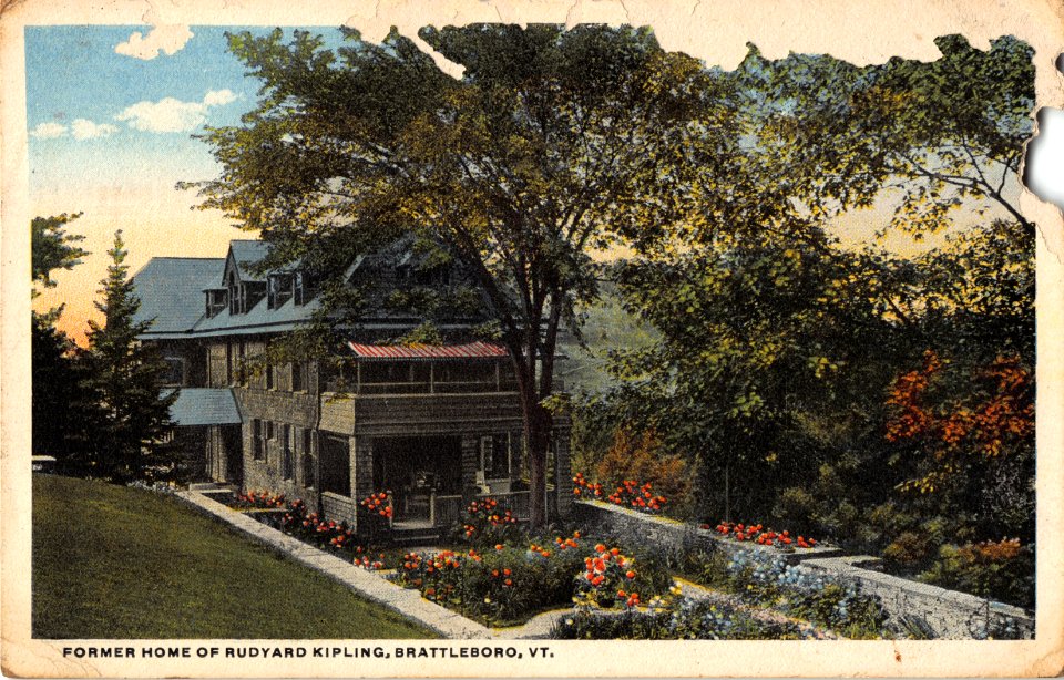 FORMER HOME OF RUDYARD KIPLING BRATTLEBORO VERMONT