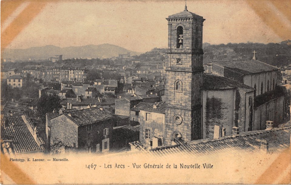 1467 LES ARCS - VUE GENERALE DE LA NOUVELLE VILLE
