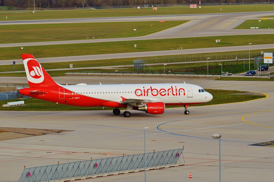 Passenger aircraft travel munich