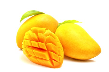 Mango on a white background photo