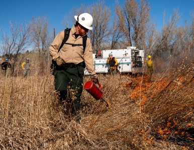 Pompeys Pillar National Monument Prescribed Fire photo