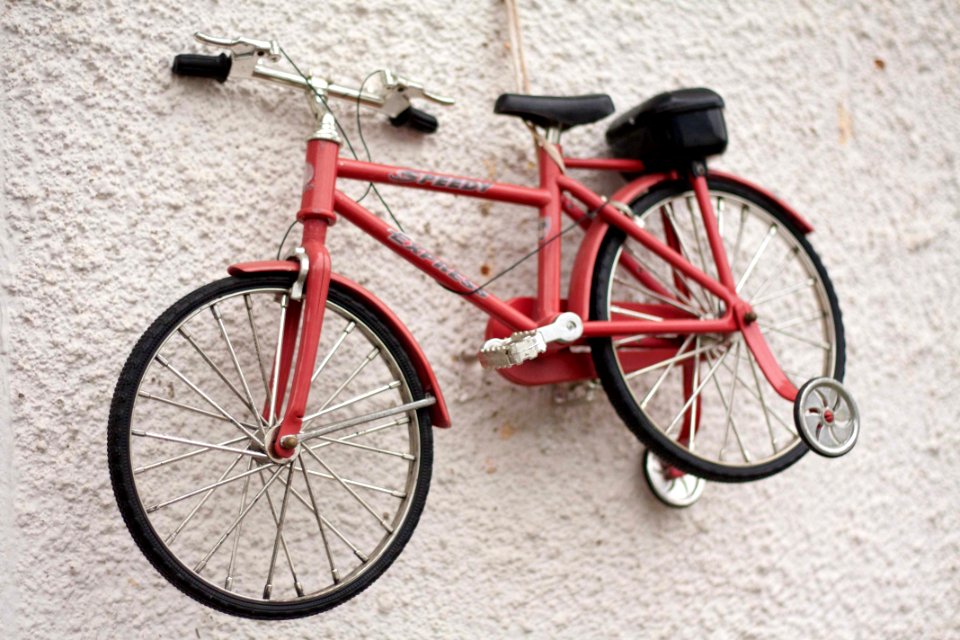 Red Bicycle Ornamental 장식용 자전거