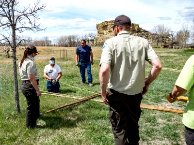Pretty Shield Foundation Teepee Build