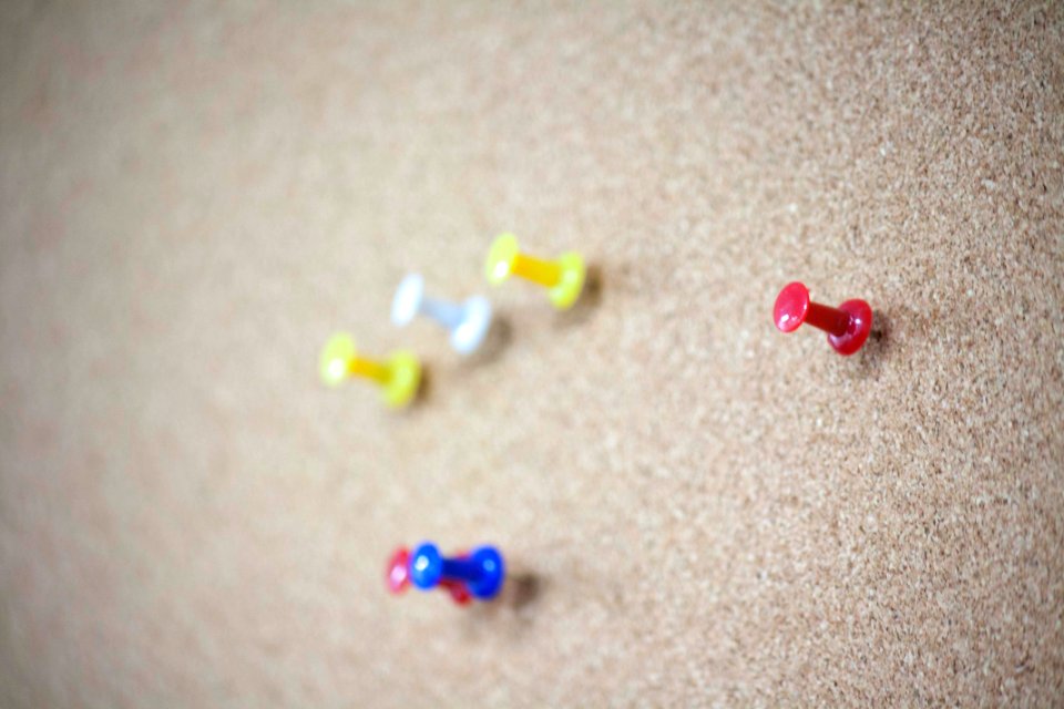 코르크보드 압정 Corkboard pushpins