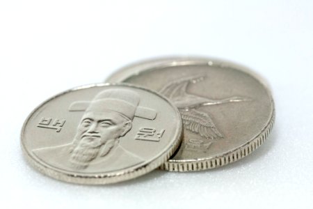 동전 백원 오백원 잔돈 Coin Small change