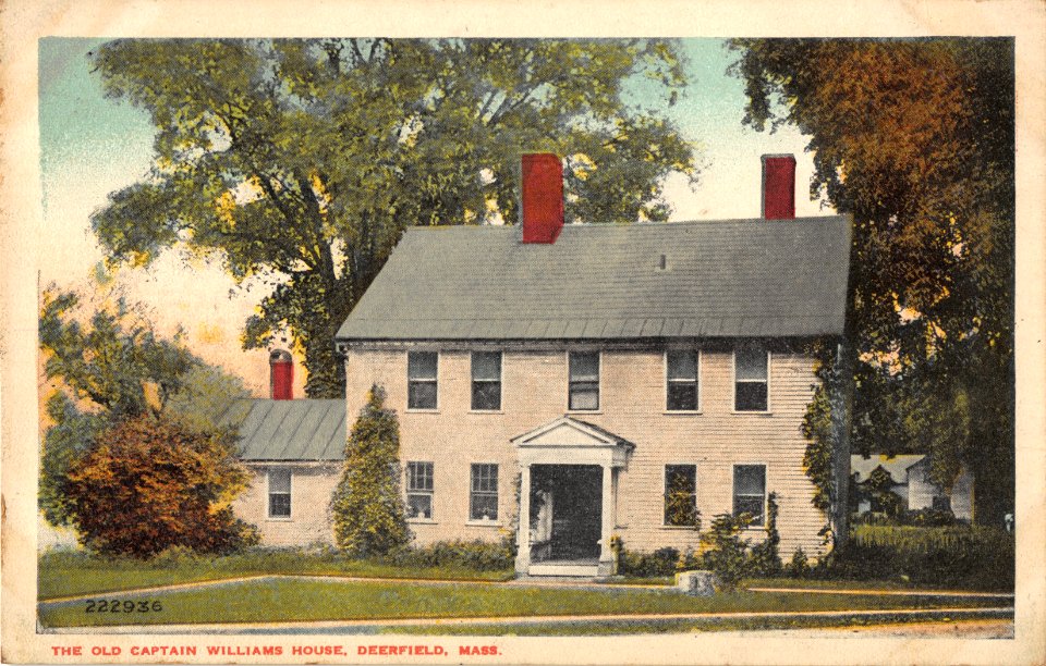 222936 THE OLD CAPTAIN WILLIAMS HOUSE DEERFIELD MASSACHUSETTS