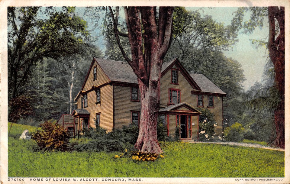 D70100 HOME OF LOUSA M ALCOTT CONCORD MASSACHUSETTS