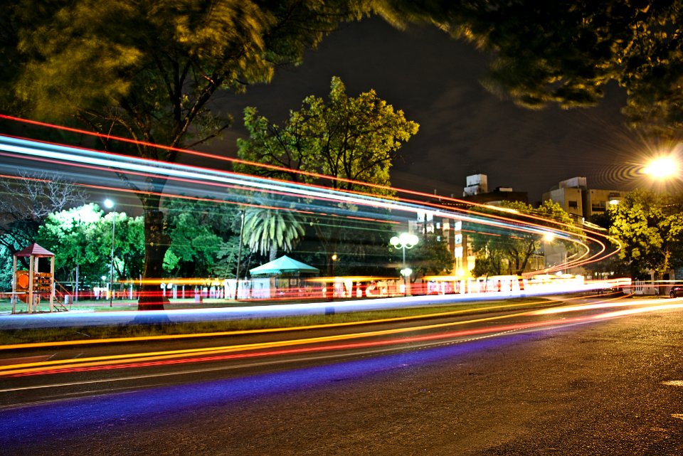 Light trails photo