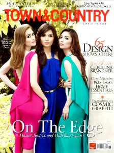Maxine Syjuco on the cover of Town & Country Magazine