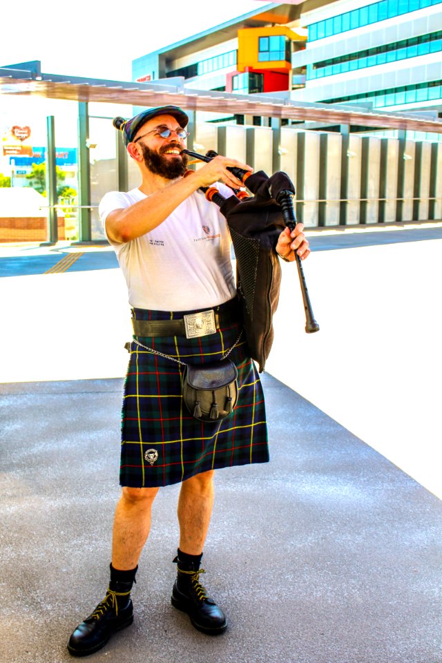 Bagpiper in Brisbane