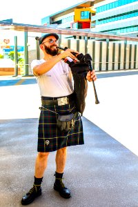 Bagpiper in Brisbane
