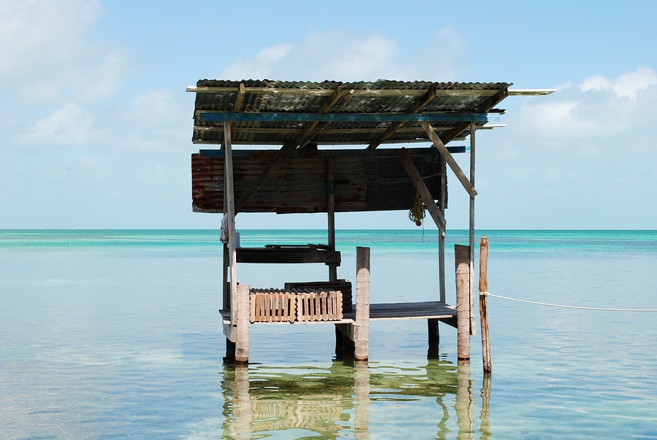 Central america island sea