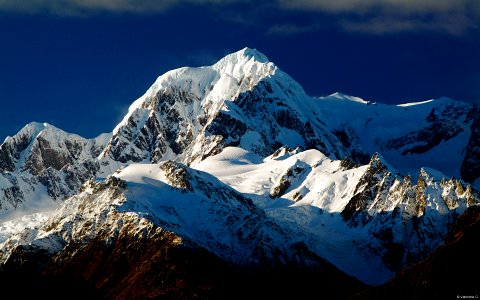 Mount Tasman, Southern Alps, South Island, New Zealand photo