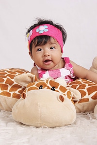 Giraffe laughing happy