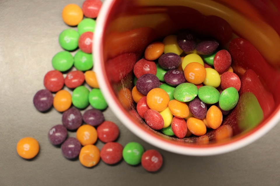 Smarties candy colorful
