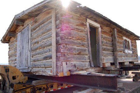 Western Energy Coal Reclamation Cabin Move