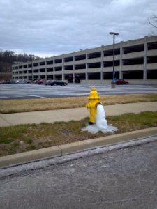 Frozen Fire Hydrant