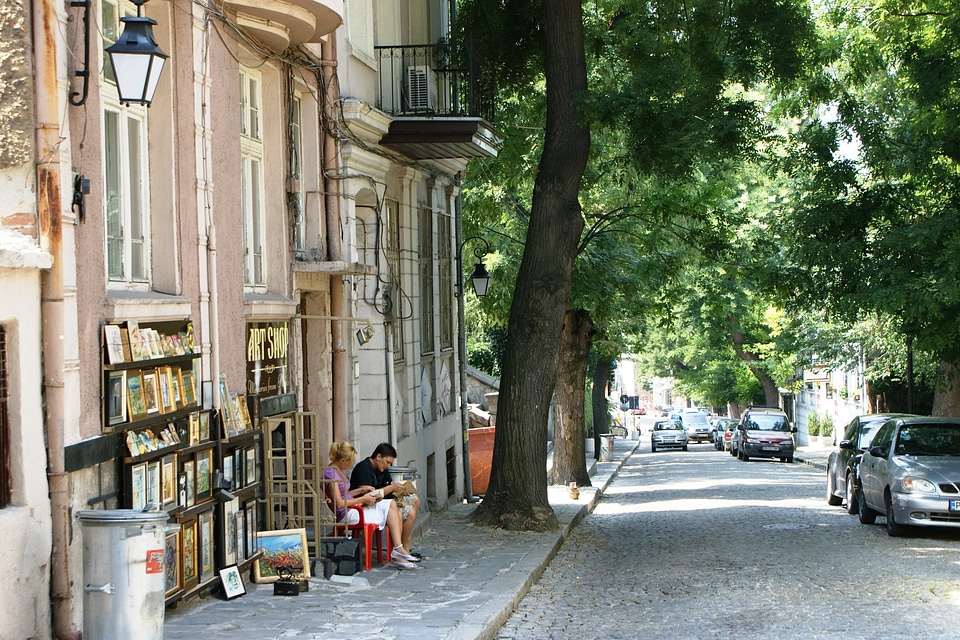 The old town historical the art of