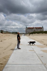 Eurodal wandelzone Zeebrugge strand
