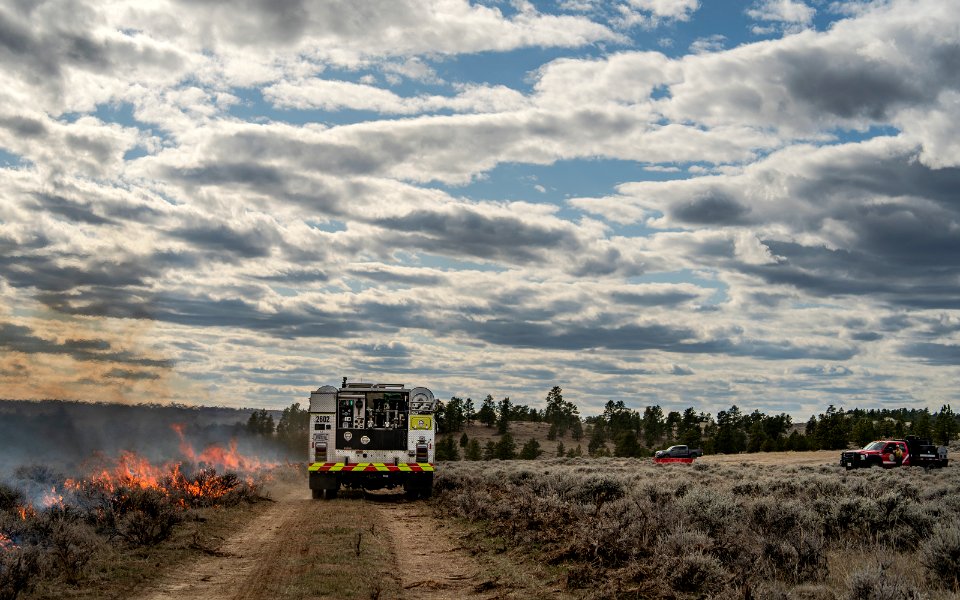 Kendall Coulee South Rx Fire