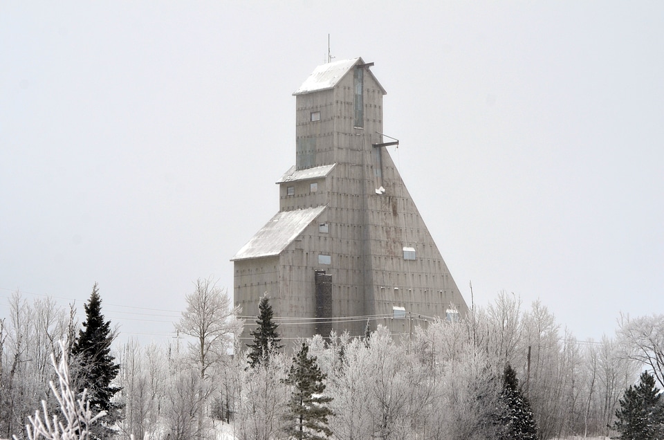 Winter frost snow