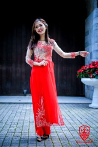 Áo dài cầu Long Biên zeus studio