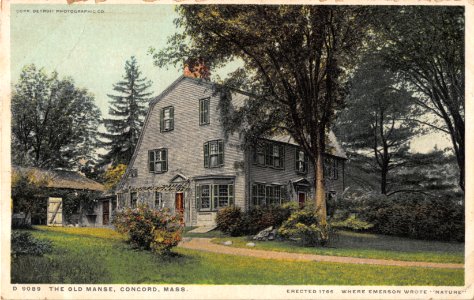 D9089 THE OLD MANSE CONCORD MASSACHUSETTS photo
