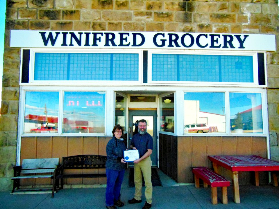 NEWS RELEASE Winifred Grocery listed in National Register of Historic Places 2017 PHOTO