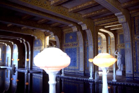 indoor pool room, Hearst Castle
