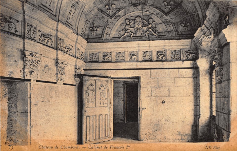 13 CHATEAU DE CHAMBORD - CABINET DE FRANCOIS 1ER